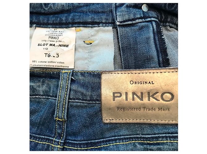 Pantaloncini in denim Pinko blu - vista 4
