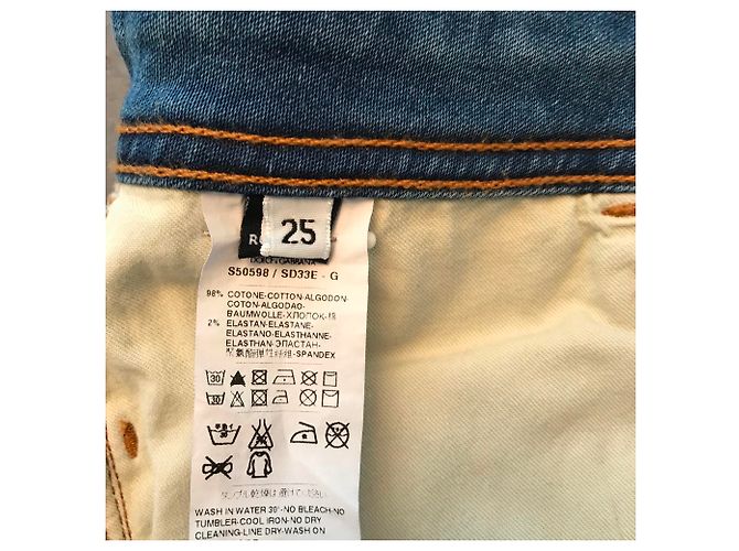 Pantaloncini in denim blu D&G - vista 3