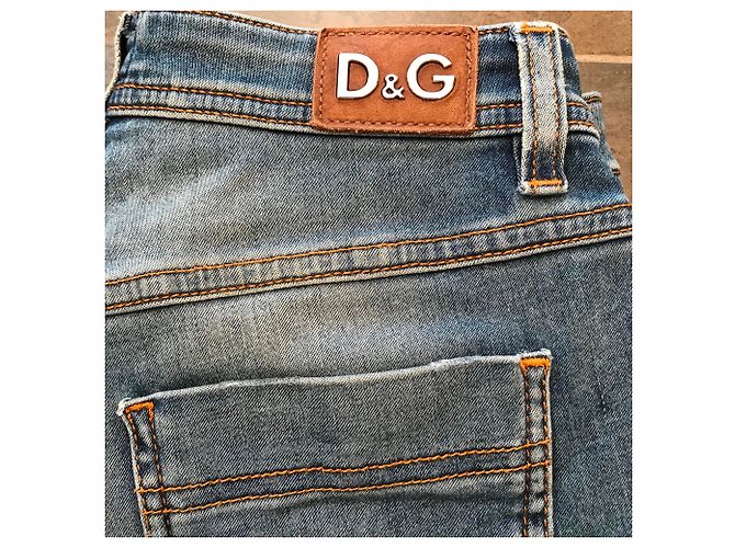 Pantaloncini in denim blu D&G - vista 5