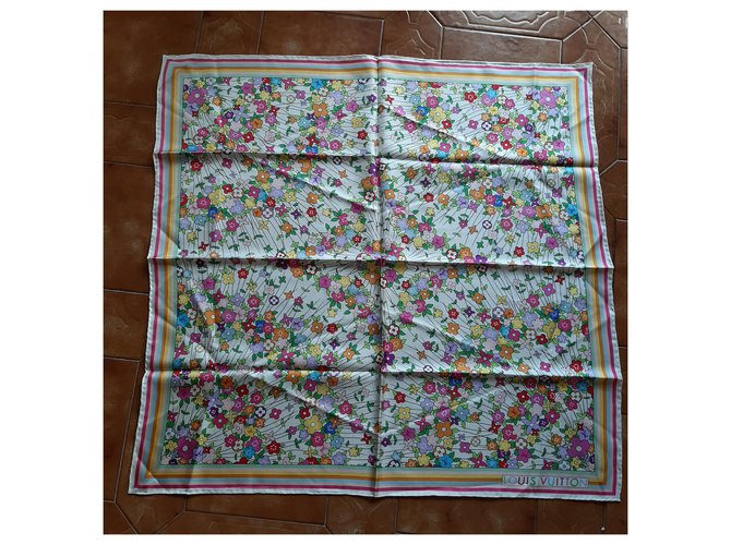 Louis Vuitton Foulard in seta Multicolore - vista 2