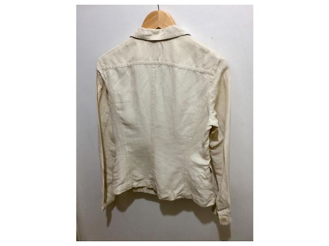 Weekend Max Mara Leinenblazer in Creme Roh - Ansicht 2
