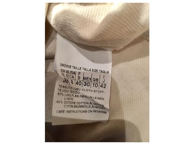 Weekend Max Mara Leinenblazer in Creme Roh - Ansicht 3