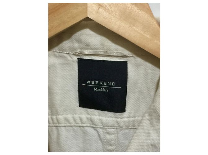 Weekend Max Mara Leinenblazer in Creme Roh - Ansicht 5