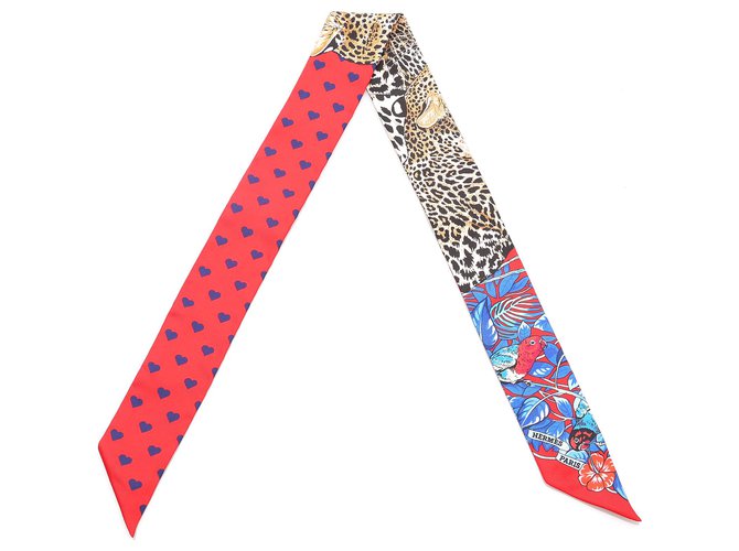 Coussin Hermès Style Jungle Love 45cm - Housse En Coton Orange Et Bleu, Motif Animaux, Made In France