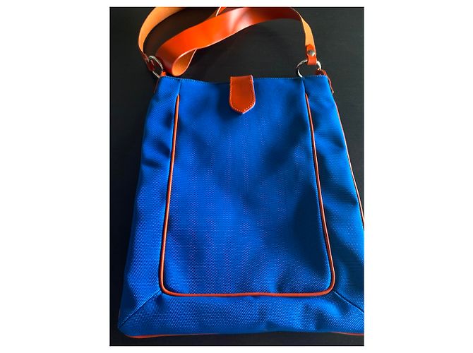 Borsa Roberto Cavalli Freedom Blu - vista 4
