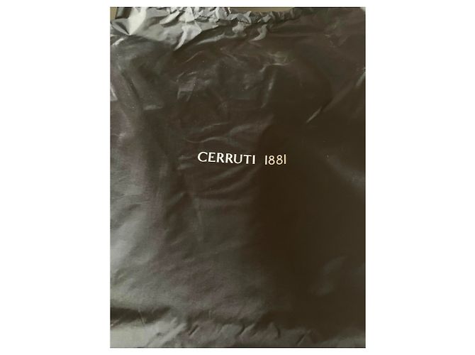 Borsa a tracolla Cerruti 1881 nera in tessuto Nero - vista 2