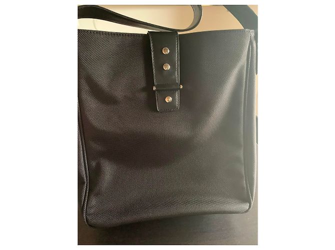 Borsa a tracolla Cerruti 1881 nera in tessuto Nero - vista 4