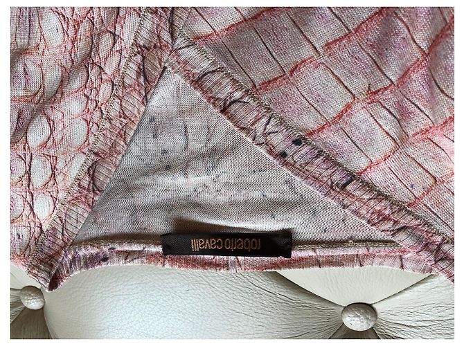 Roberto Cavalli Strickjacke aus Baumwolle Rosa Pink - Ansicht 6