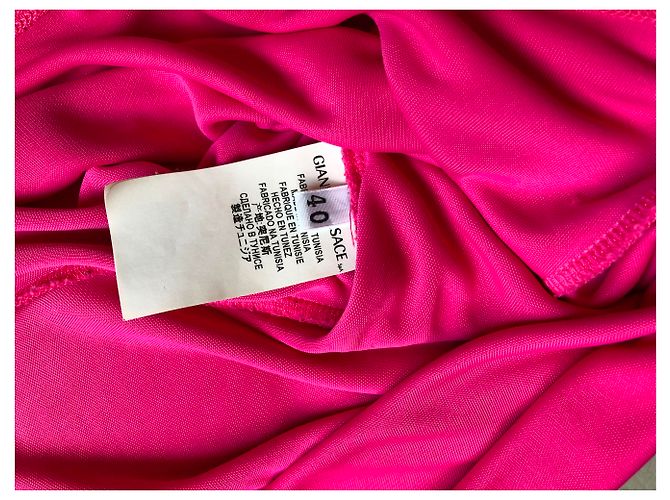 Top de viscosa rosa Versace - vista 6