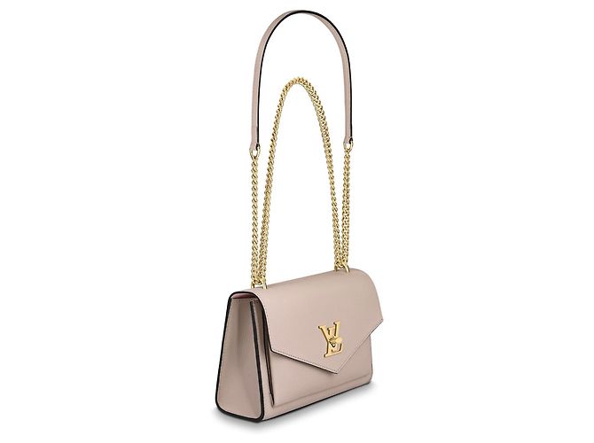 Louis Vuitton Mylockme Ledertasche Beige - Ansicht 2