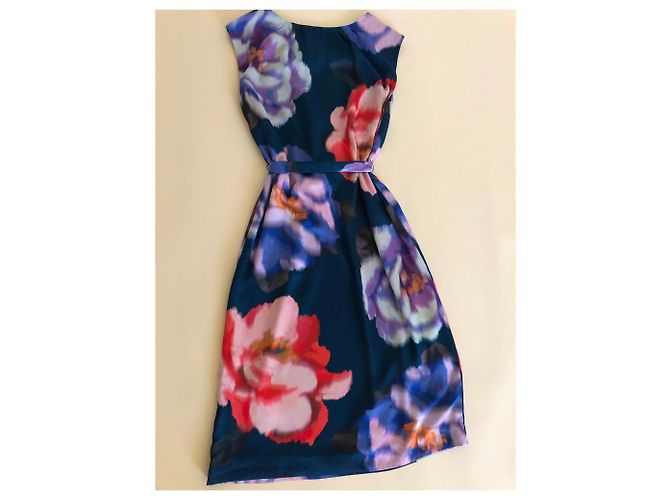 Autre Marque Floral gemustertes Kleid aus Polyester Größe 8 Mehrfarben - Ansicht 7