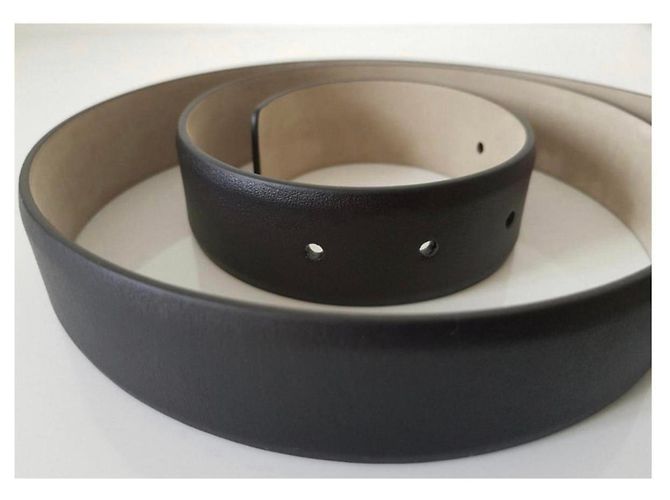 CHANEL BELT MEN , black leather , taille 95 , NEW NEVER SERVED! - view 4