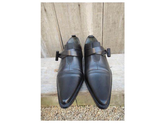 Mocassini Kenzo in pelle nera 36 Nero - vista 3