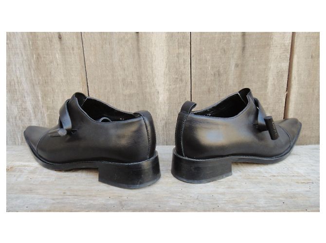 Mocassini Kenzo in pelle nera 36 Nero - vista 6