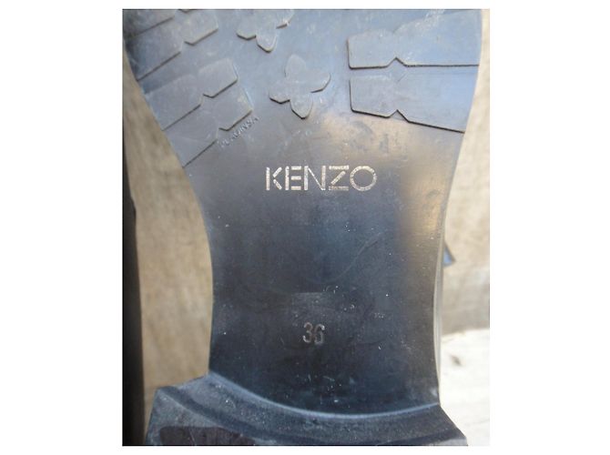 Mocassini Kenzo in pelle nera 36 Nero - vista 8