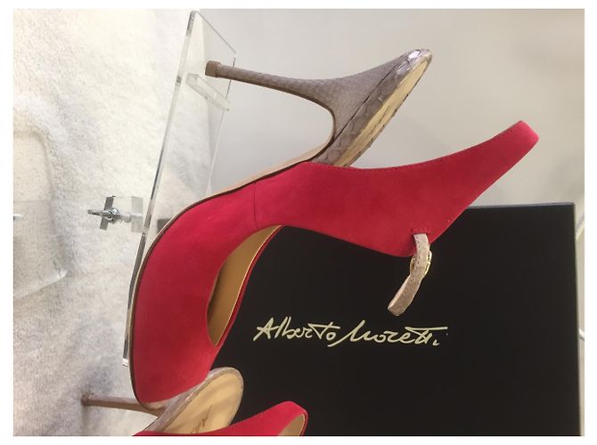 Alberto Moretti Sandali tacco alto Rosso - vista 7