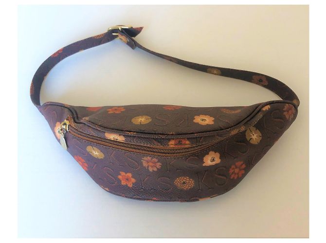 BORSA IN VITA VINTAGE KEN SCOTT Marrone Multicolore - vista 2