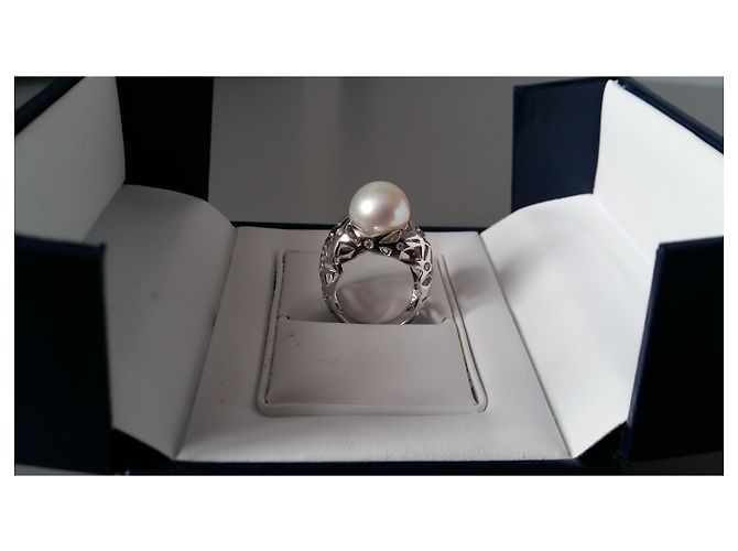 Anello Mauboussin Star Passion in oro bianco e perla - vista 2