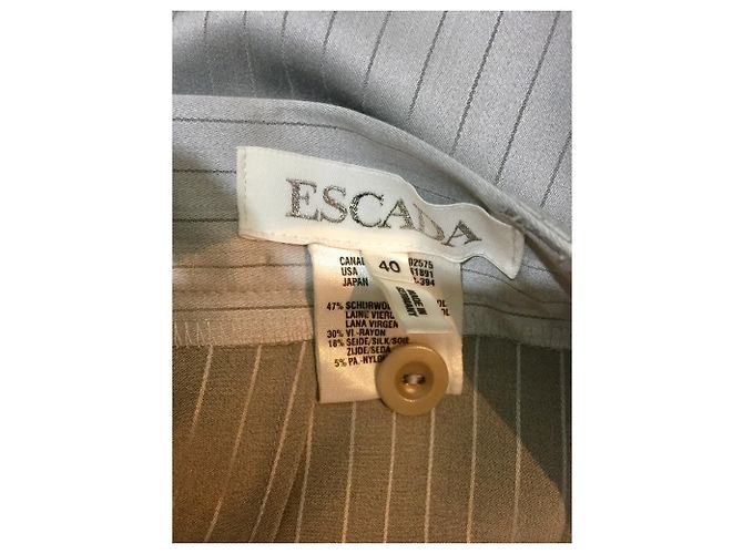 Pantalón gris plata Escada - vista 3