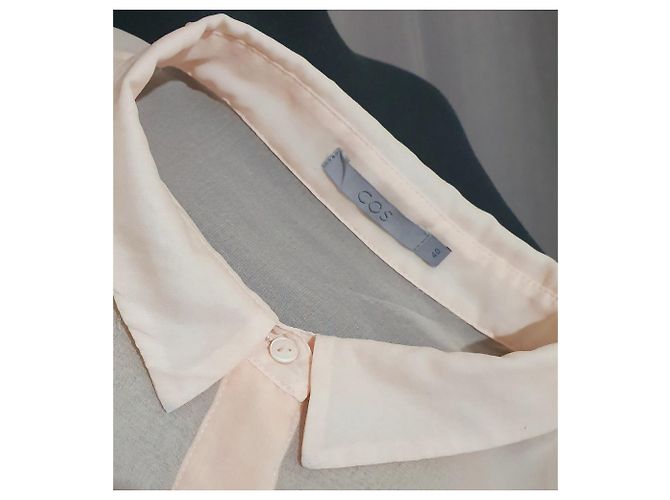 Camisa Cos de viscosa beige - vista 4