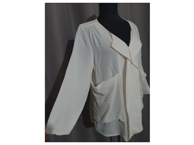 Day Birger & Mikkelsen Seidenbluse Weiß - Ansicht 2
