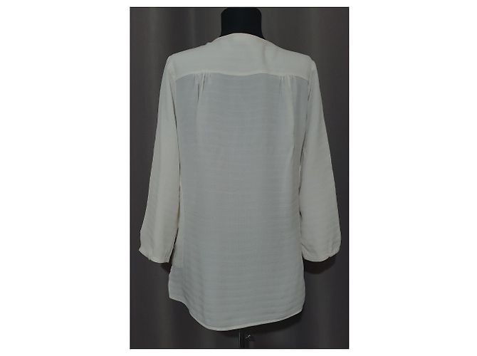 Day Birger & Mikkelsen Seidenbluse Weiß - Ansicht 3