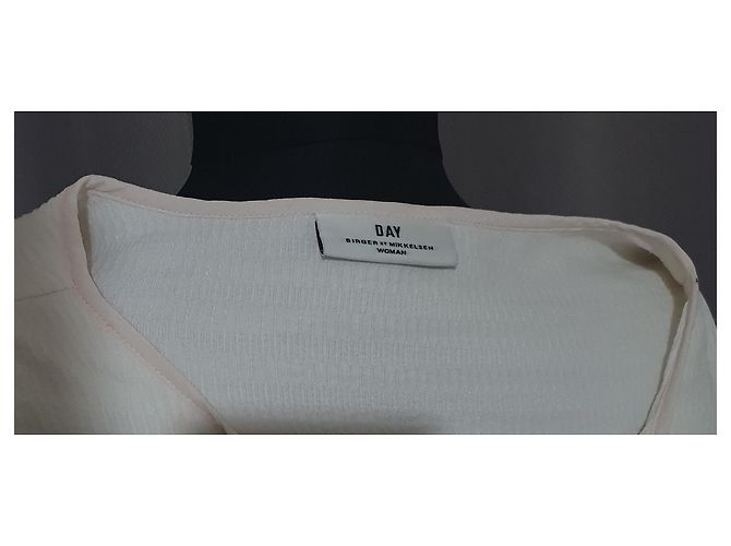 Day Birger & Mikkelsen Seidenbluse Weiß - Ansicht 4