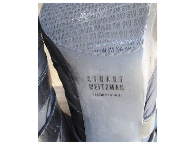Botas Stuart Weitzman p 40 1/2 Nueva condición Negro - vista 8