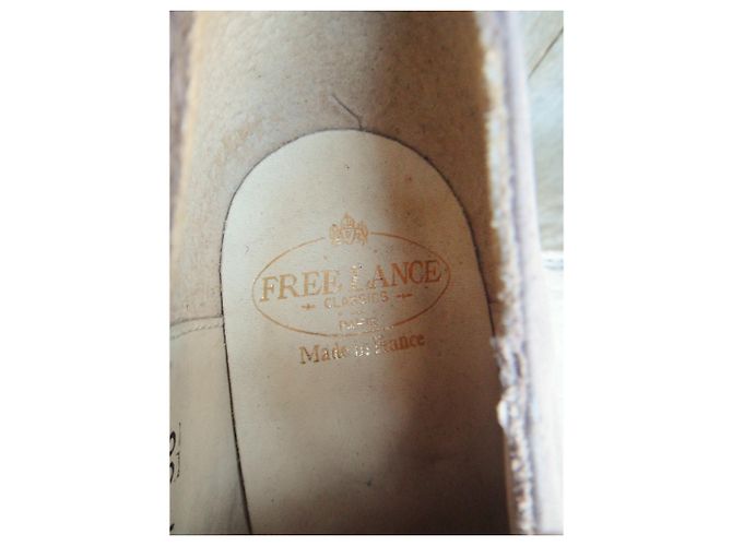 Free Lance derby vintage Lancia libera p 36 Nuova Condizione Beige - vista 5