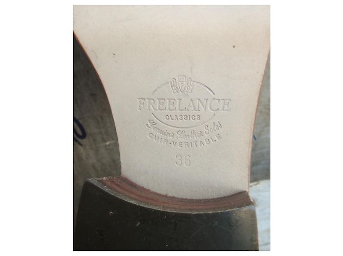 Free Lance derby vintage Lancia libera p 36 Nuova Condizione Beige - vista 8