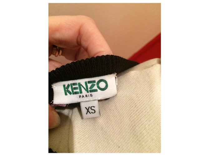 Kenzo Pullover Mehrfarbig Baumwolle Viskose Größe 34 Mehrfarben - Ansicht 4