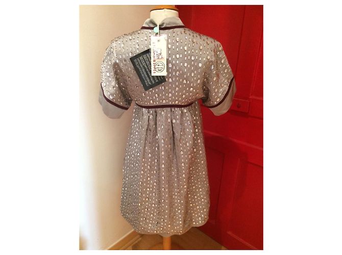 Vestido Abrigo Antonio Marras Gris Burdeos - vista 3