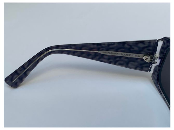 Louis Vuitton Gafas de sol marquesa gris leopardo - vista 4