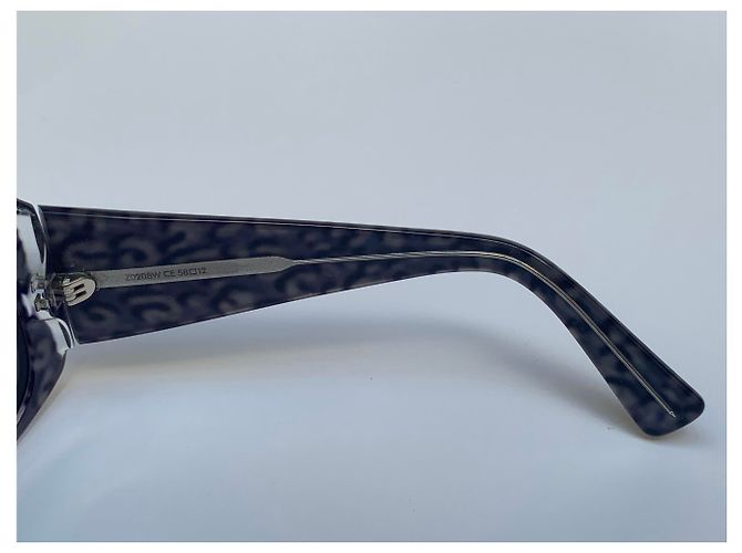 Louis Vuitton Gafas de sol marquesa gris leopardo - vista 5