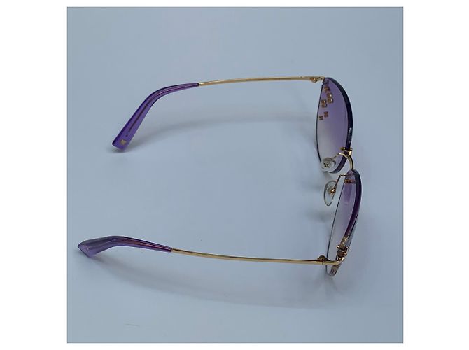 Louis Vuitton Occhiali da sole Desmayo viola cat eye Porpora - vista 6