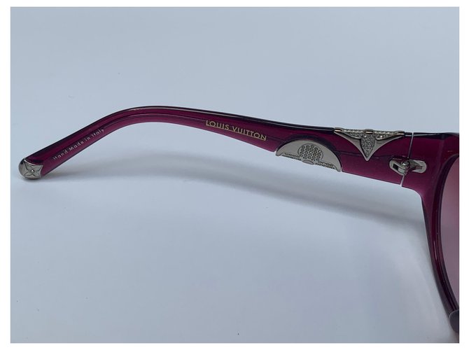 Louis Vuitton Iris PM Sonnenbrille Bordeaux - Ansicht 5