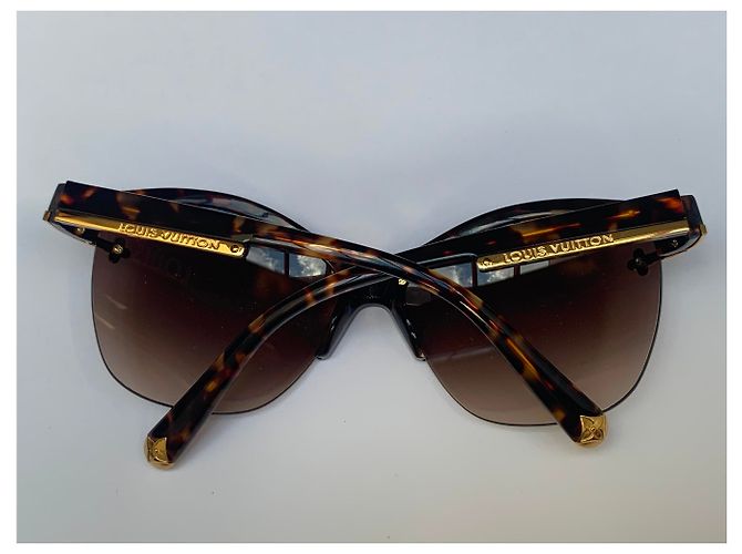 Louis Vuitton Gafas Marrón Tortuga Marrón oscuro - vista 7