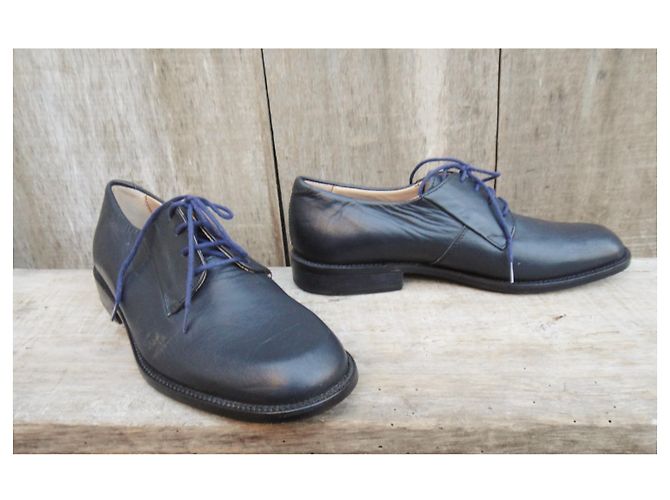 Autre Marque Derby vintage Salamander p 36,5 Blu scuro - vista 4