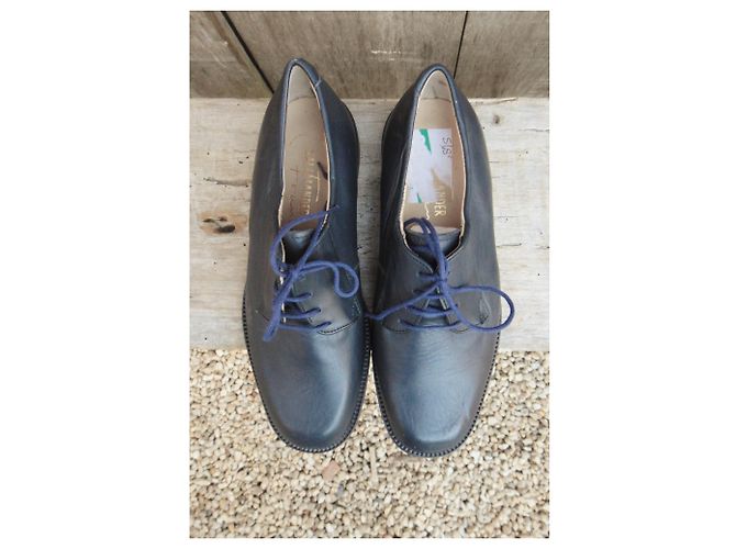 Autre Marque Derby vintage Salamander p 36,5 Blu scuro - vista 8