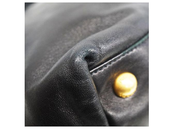 Borsa a mano Fiocco in pelle nera Prada - vista 8