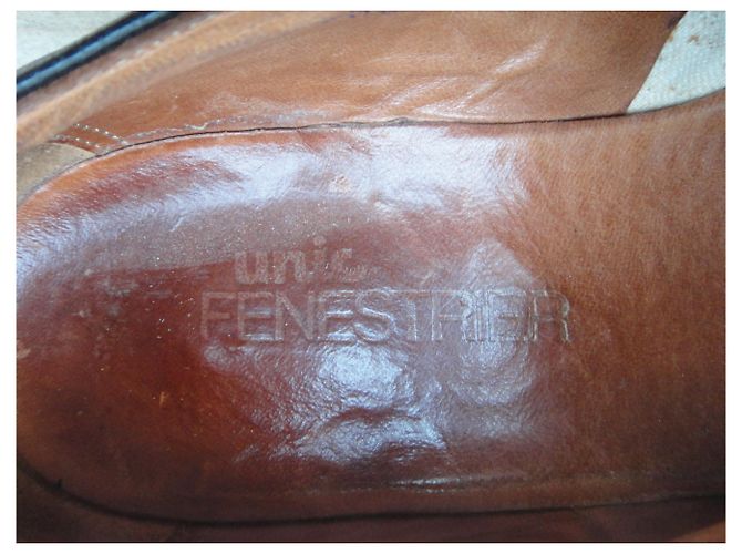 Joseph Fenestrier Derby Unic vintage - Fenestrier p 39,5 Marrone - vista 2