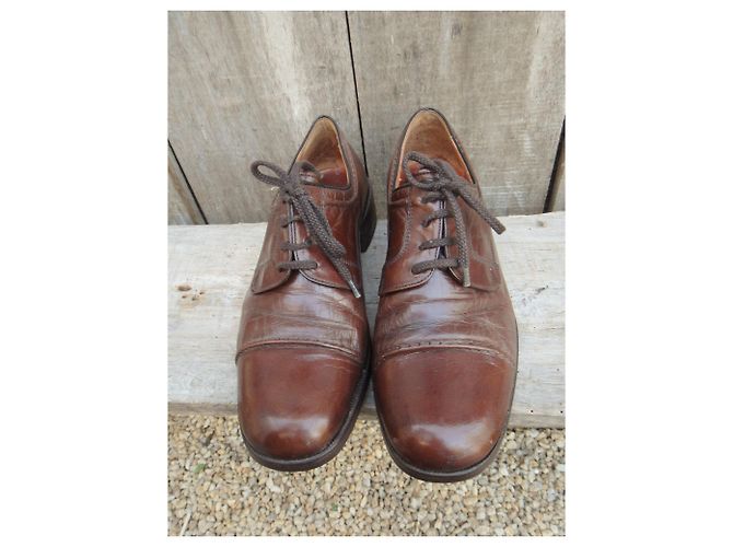 Joseph Fenestrier Derby Unic vintage - Fenestrier p 39,5 Marrone - vista 4