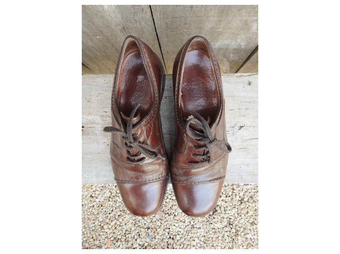 Joseph Fenestrier Derby Unic vintage - Fenestrier p 39,5 Marrone - vista 5
