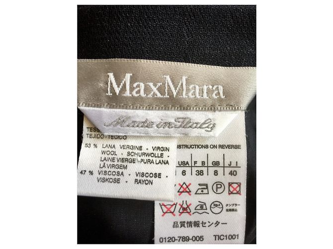 Falda azul oscuro de Max Mara Azul marino - vista 3