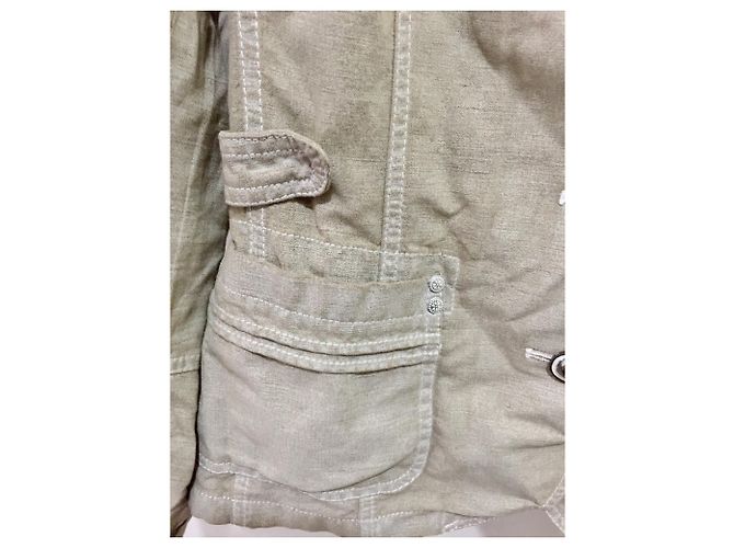 Autre Marque Blazer Steilmann en mezcla de lino Gris pardo - vista 4