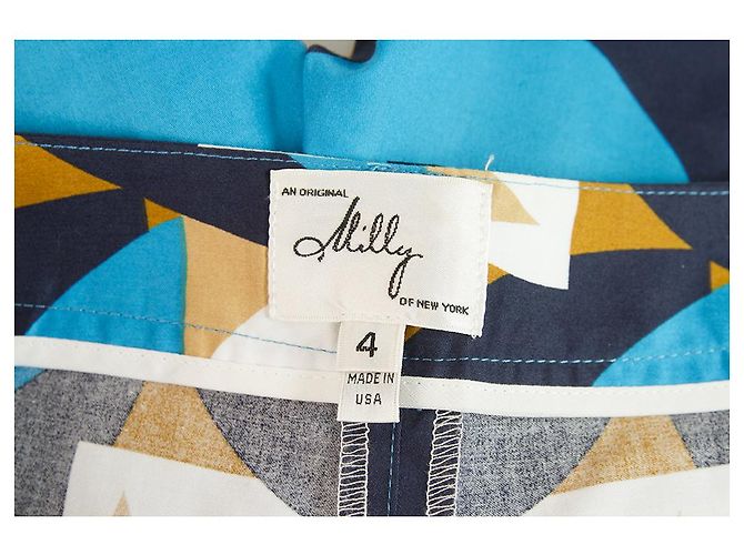 Pantaloncini estivi Milly in cotone dal design geometrico multicolore 4 - vista 3