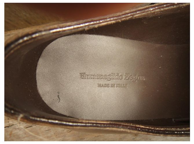 Ermenegildo Zegna Ermeneglio Zegna p derbies 41 Marrone scuro - vista 2