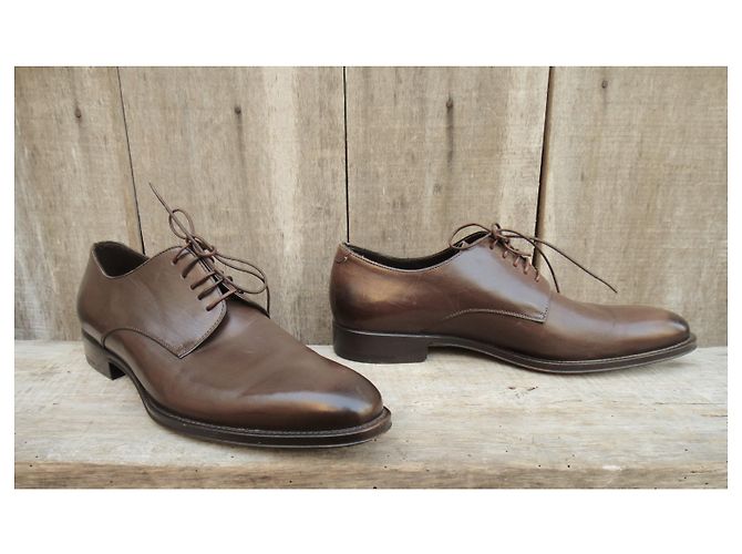 Ermenegildo Zegna Ermeneglio Zegna p derbies 41 Marrone scuro - vista 3
