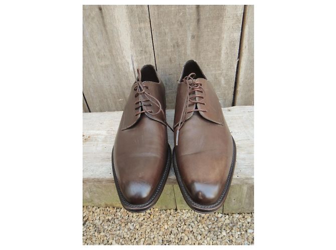 Ermenegildo Zegna Ermeneglio Zegna p derbies 41 Marrone scuro - vista 4