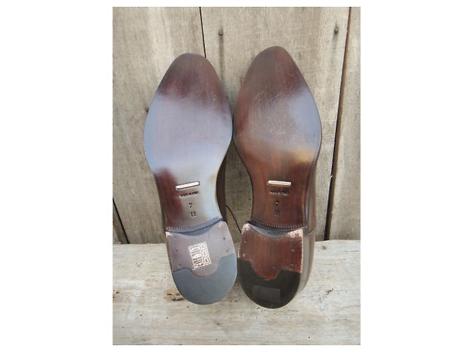 Ermenegildo Zegna Ermeneglio Zegna p derbies 41 Marrone scuro - vista 7